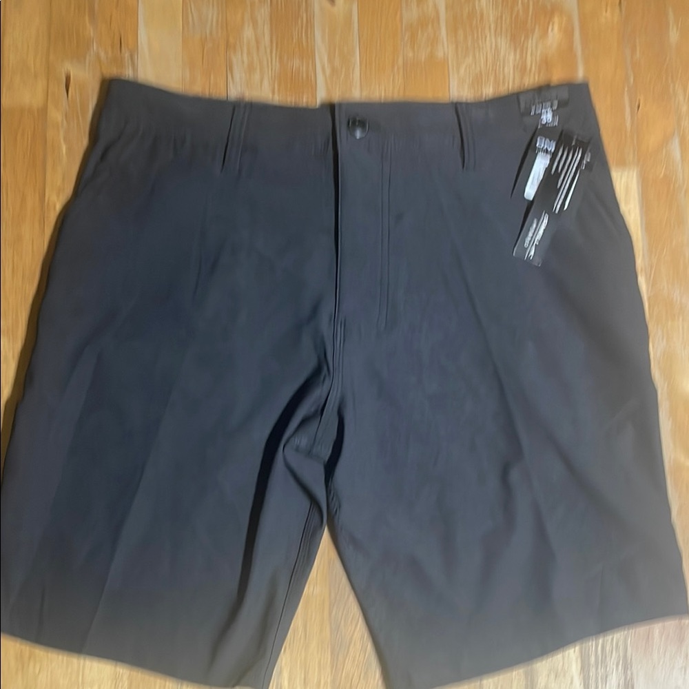 NWT O'Neill Black Flat Front Hybrid  Shorts